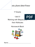 Grade 1 Unit 5 Math Homework Book