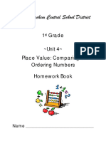 Grade 1 Unit 4 Math Homework Book