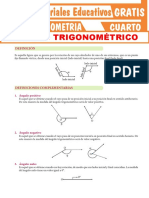 Ángulo Trigonométrico para Cuarto Grado de Secundaria