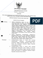 Perbup No 1 Tahun 2018 Tentang Tata Cara Pembagian Dan Penetapan Rincian Dana Desa Setiap Desa Kab Taliabu