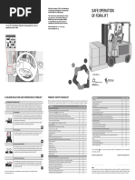 Safe Operation of Forklift Brochure - English