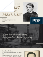 RA 1425 Rizal Law