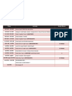 Time Table