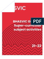 BHASVIC Guide To Super-Curricular Subject Activities