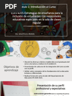 Módulo #1-Introducción Al Curso y Definiciones de Terminos