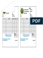 Nota Kosong Kledo Excel