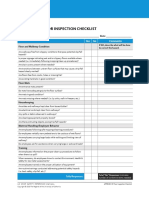 App e Floor Inspection Checklist