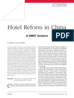 Hotel SWOT Analysis in China