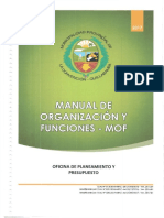 5.0 Manual de Organización y Funciones - MOF - Parte I