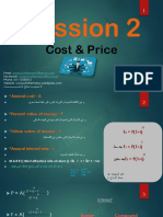 Session 2: Cost & Price
