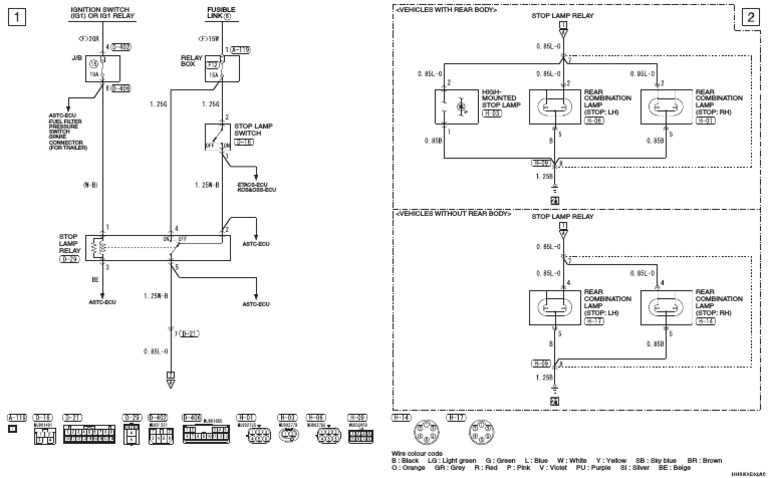Automotive Electrical Diagram | PDF