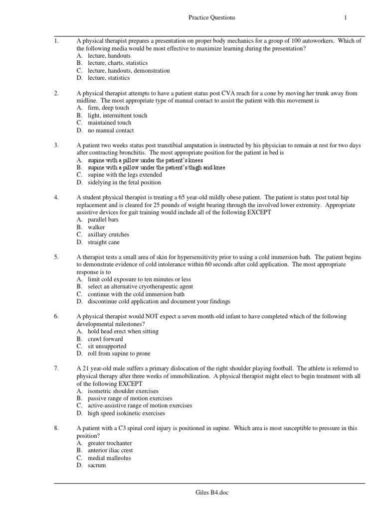 10 Giles B4 PDF Anatomical Terms Of Motion Physical Therapy
