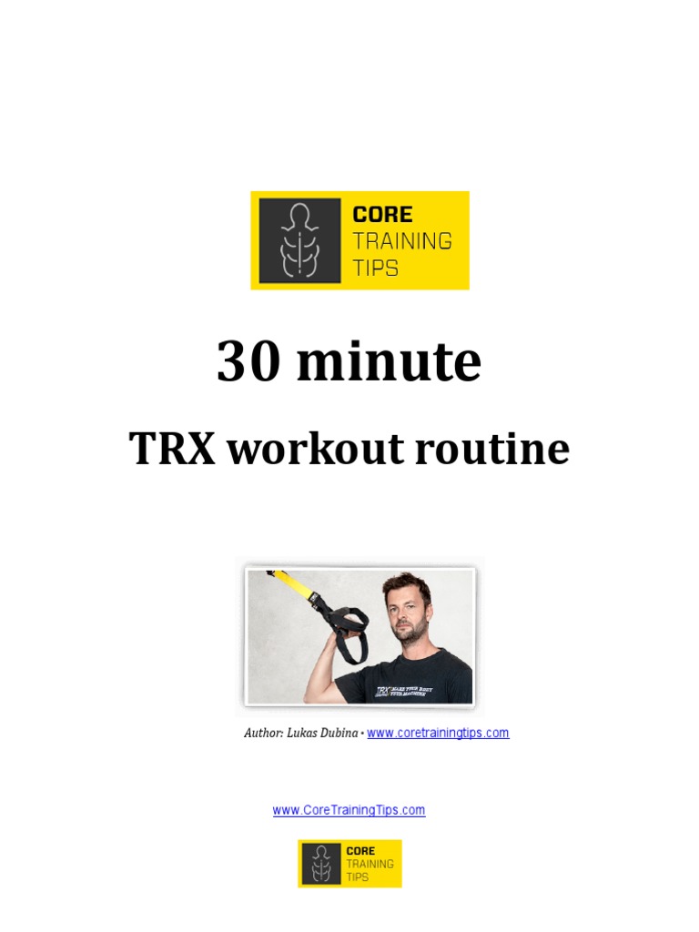 30 Minute TRX Workout | PDF | Arm | Elbow