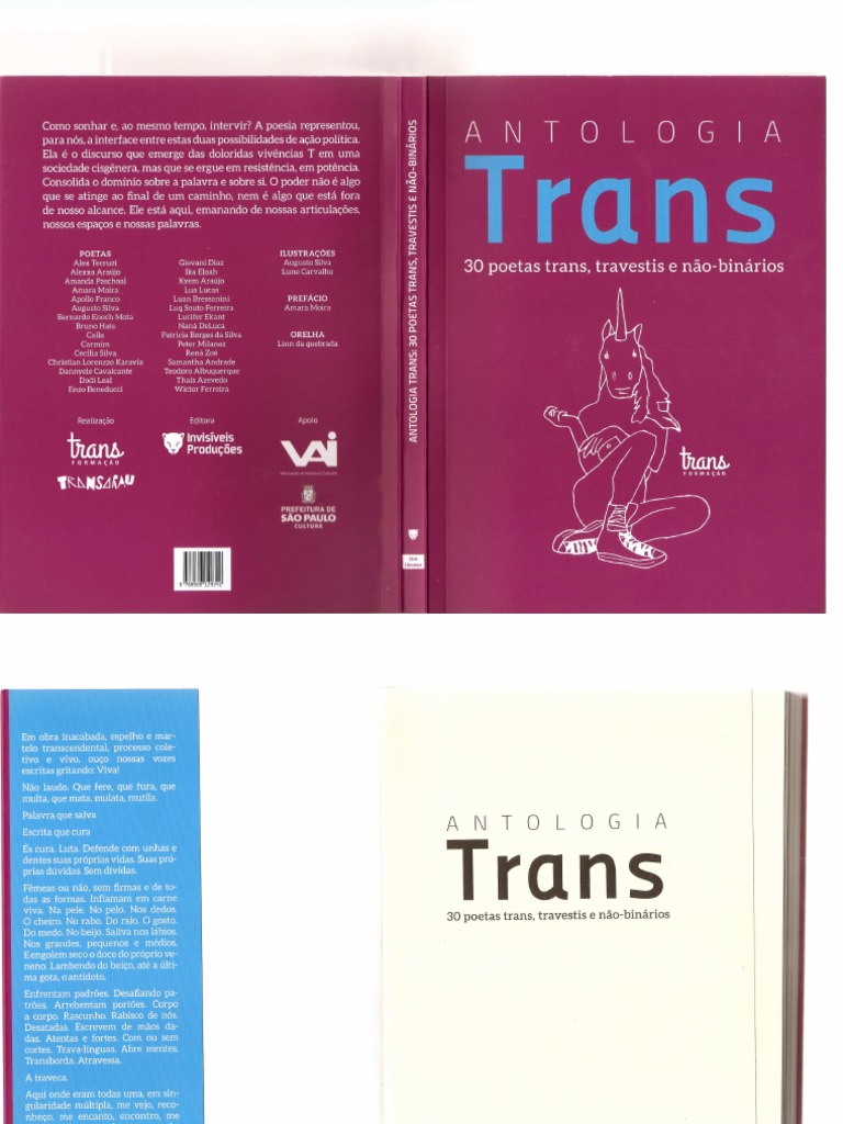 Antologia Trans - 30 Poetas Trans, Travestis e Não-Binários (Invisíveis ...