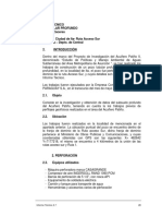 Informe Técnico Pozo Tubular Profundo Lic. Terecio Cáceres LOCALIDAD: Ciudad de Ita-Ruta Acceso Sur DISTRITO: Ita - Depto. de Central 2. Introducción