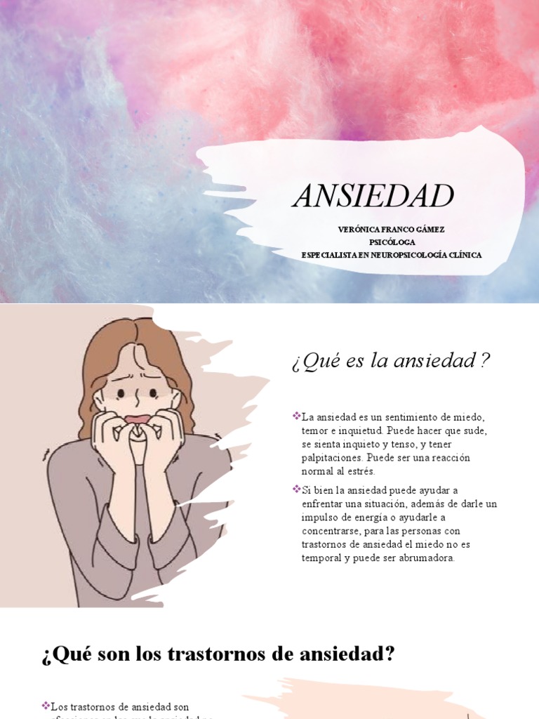Que Es La Ansiedad | PDF | Ansiedad | Trastorno de ansiedad