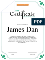 Personal Training Gift Certificate