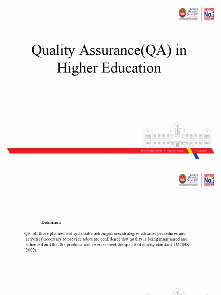 Quality Assurance in Higher Education | PDF | Business