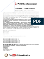 YouTube - ProfWilsonRochenbach - Redação Oficial - Exercícios Comentados 2