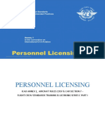 Personnel Licensing