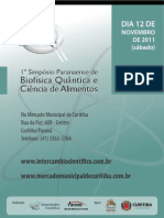 1º Simpósio Paranaense de Biofísica Quântica e Ciência de Alimentos