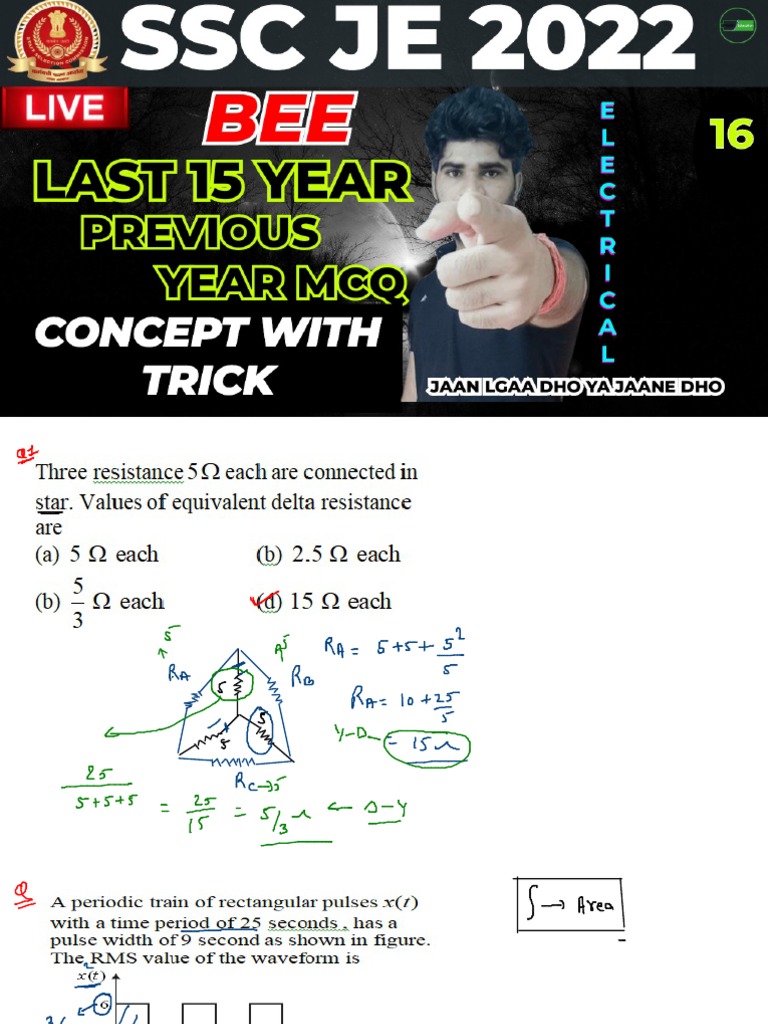 #16 SSC JE Pyq | PDF