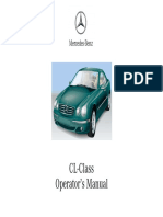 Manual Mercedes-Benz 2002 CL 500
