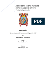 Monografia Importancia de La Geometria en La Ingenieria Civil