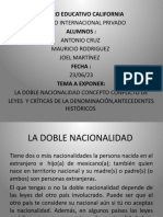 Copia de LA DOBLE NACIONALIDAD