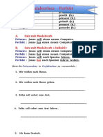 Modalverben Perfekt Arbeitsblatter 54690