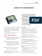 LRCD220 Testeur Disjoncteur Differentiel Megger FR