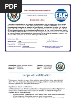 EAC - ES&S Evs 5.2.0.0 Scope - And.cert - Revised.2.18.15