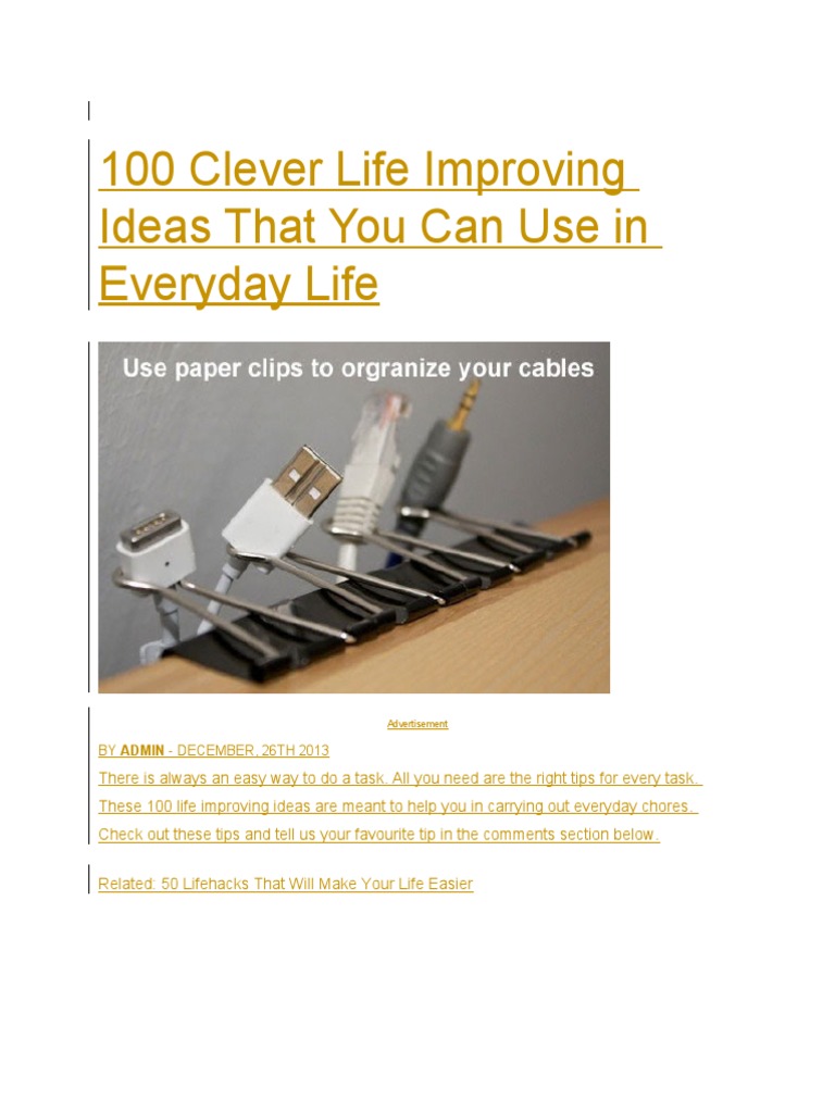 Home Management Tips 1 | PDF