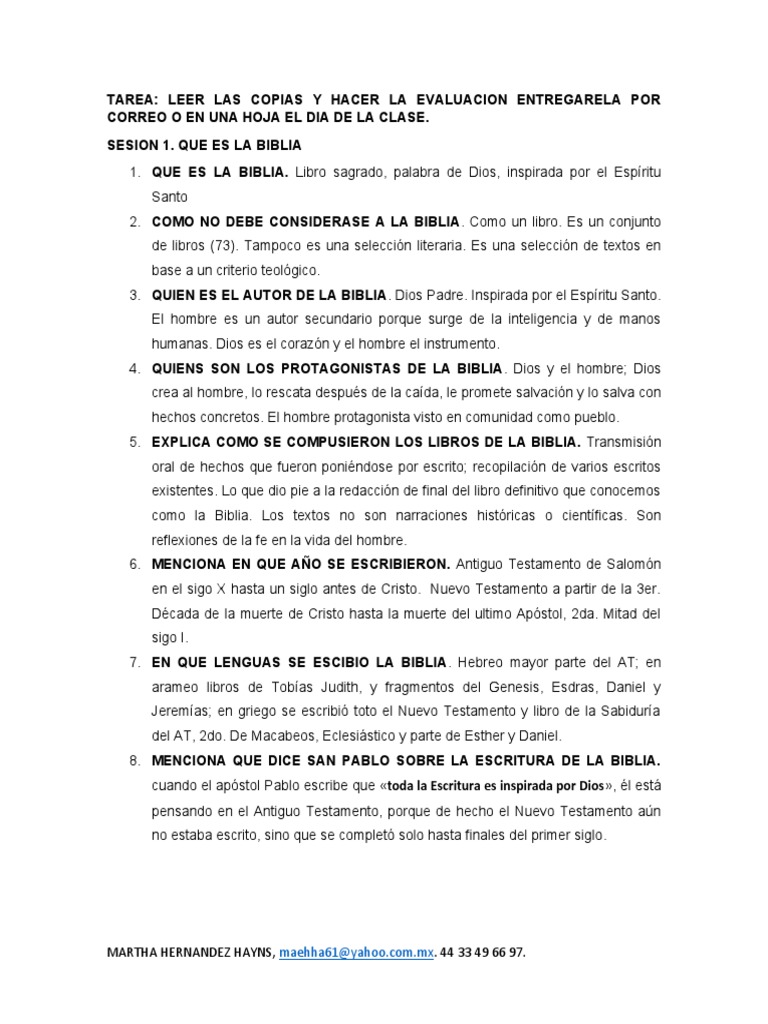 Historia de la Salvación en la Biblia | PDF | Biblia | Libro del éxodo