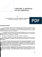 Estadística Aplicada A Optimizar Tiempo en Auditorías - 1