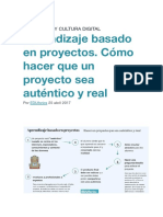 Aprendizaje Basado en Proyectos