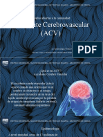 Accidente Cerebrovascular (ACV) : Charlas Abiertas A La Comunidad