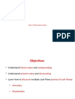 Topic 1-PV, FV, Annunities, Perpetuities - No Solutions