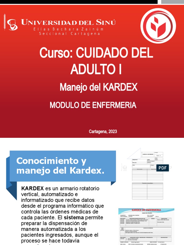 Manejo del Kardex en Enfermería | PDF | Enfermería | Cuidado de la salud