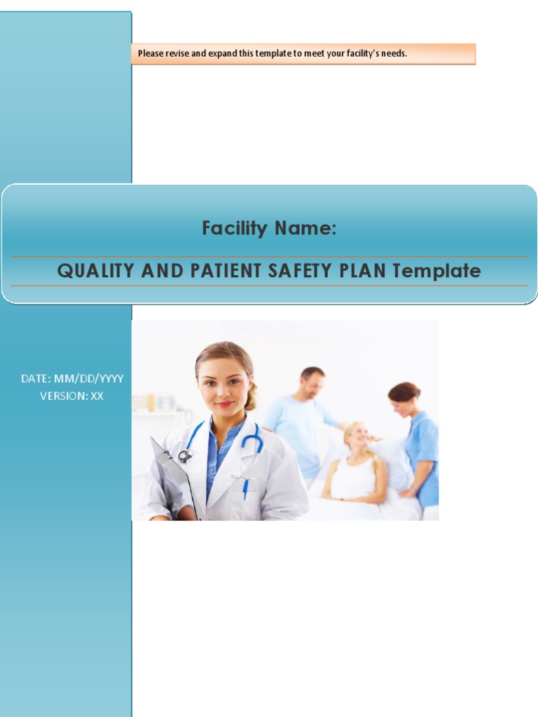 Patient Safety and Quality Improvement Plan | PDF | Patient Safety ...