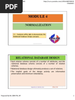 Normalization: Relational Database Design