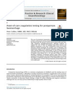 Point of Care Coagulation Testing For P - 2022 - Best Practice - Research Clinic