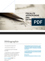 FISCALITE APPROFONDIE DES ENTREPRISES Master 2 FiscalitÃ© UNS