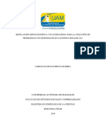 Regulación Metacognitiva Estrategia Solución Problemas Sistemas Ecuaciones Lineales 2 2