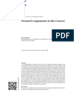 2018 - Piranesi's Arguments Carceri