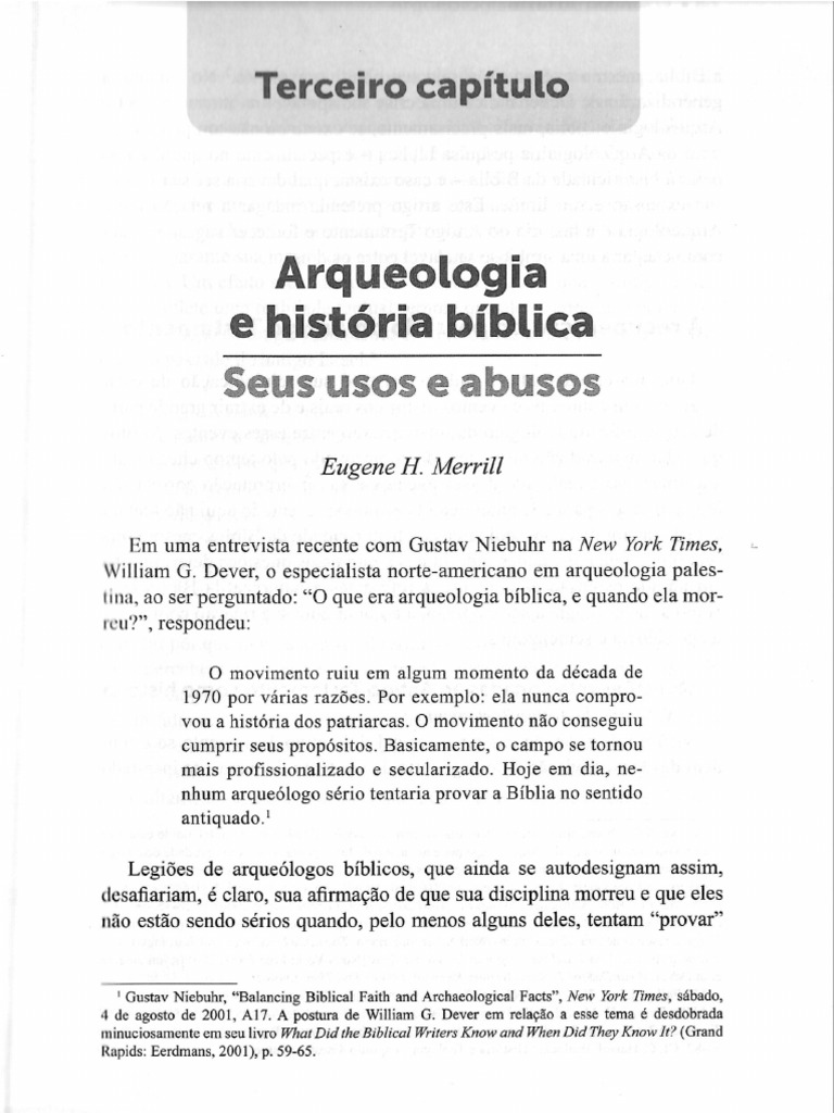 Arqueologia E Historia Biblica Pdf