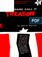 None Dare Call It Treason - John Stormer