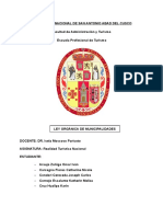 Ley Orgánica de Municipalidades PDF