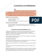 Examen Evaluación de Los Aprendizajes