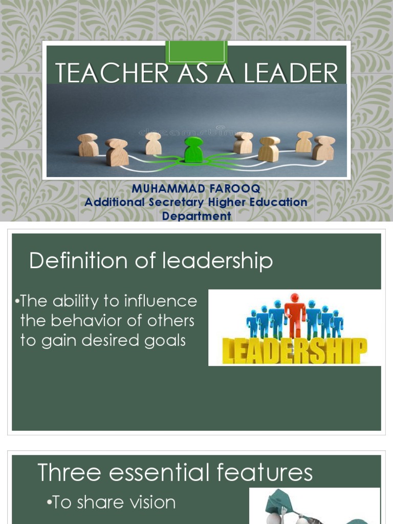 Teacher Leadership Essentials and Vision | PDF | Teachers | Leadership
